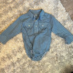 Wrangler Shirt Onesie